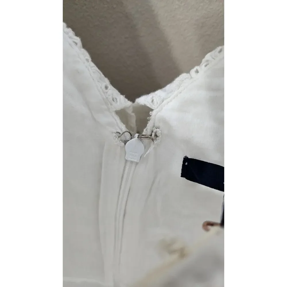 NWT Womens Hatley Eyelet Lace Shift Sundress White Size XS Knee Length MSRP $99 - Picture 10 of 10